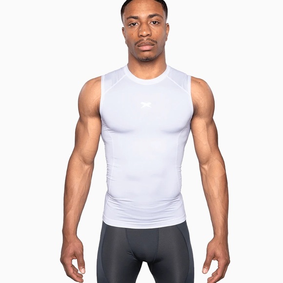 Xenith Momentum White Sleeveless Compression Shirt - Picture 1 of 6